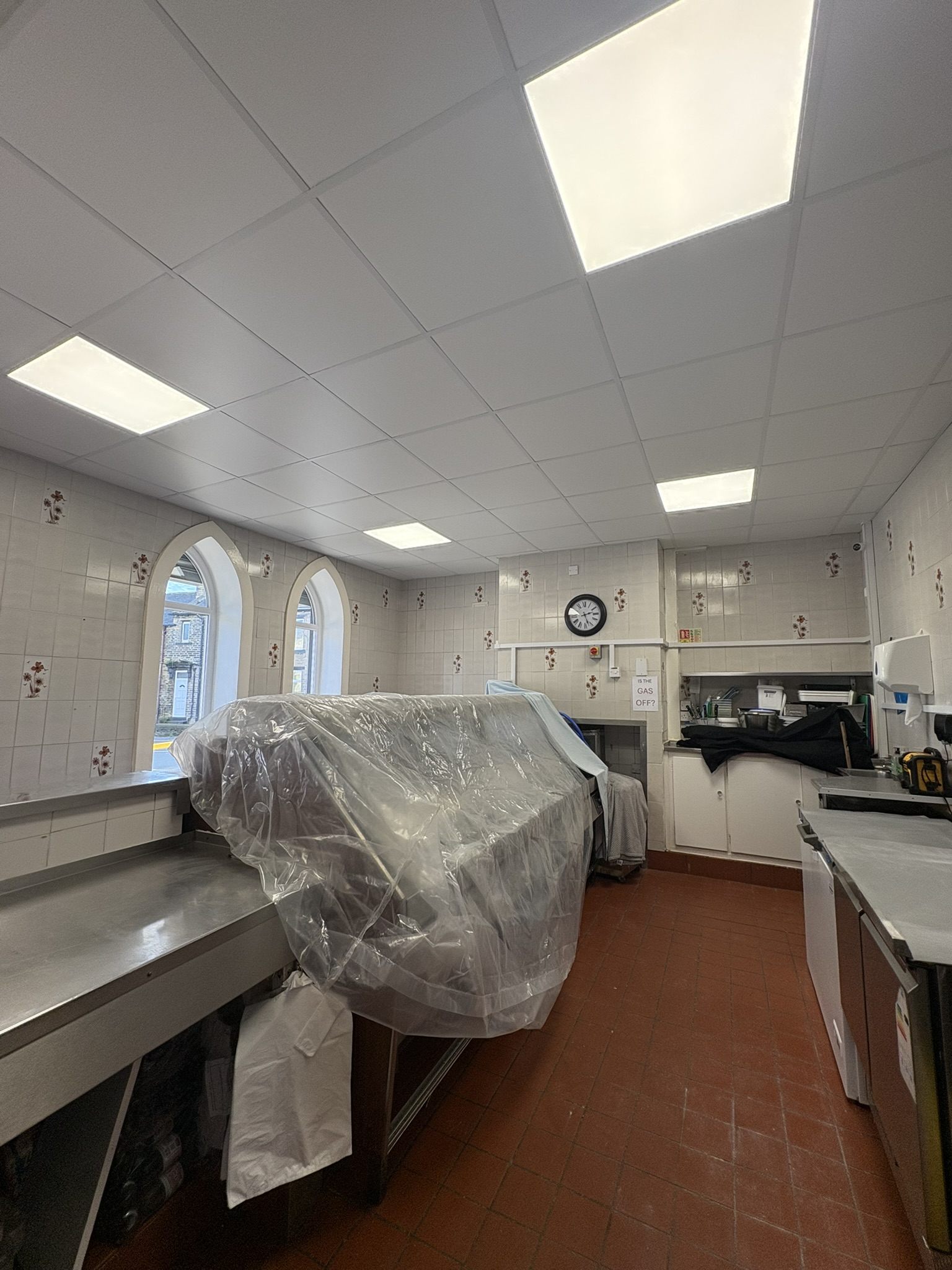 Commercial Ceiling and Tiling Fit-Out: Bradford Fish Shop | JWL Interiors
